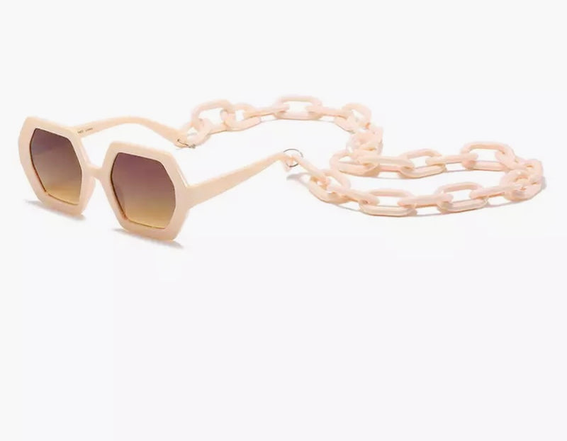 Chain Reaction Sunnies (Creamy)