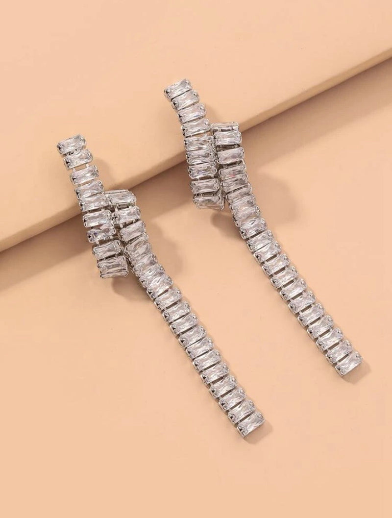 Knotted Diamond Earrings