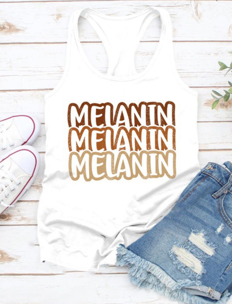 Melanin Mami Racerback Tank-top