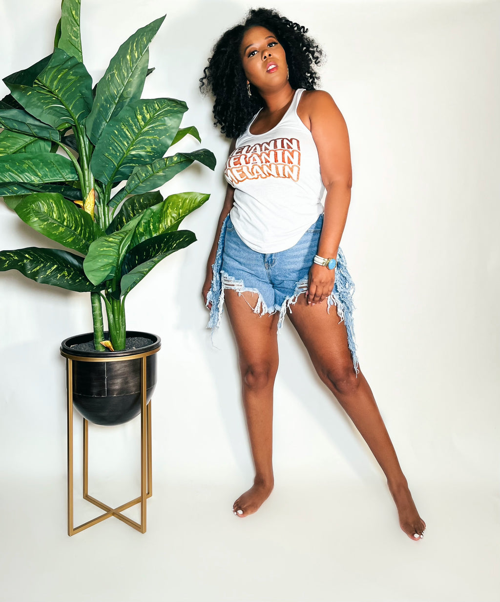 Melanin Mami Racerback Tank-top